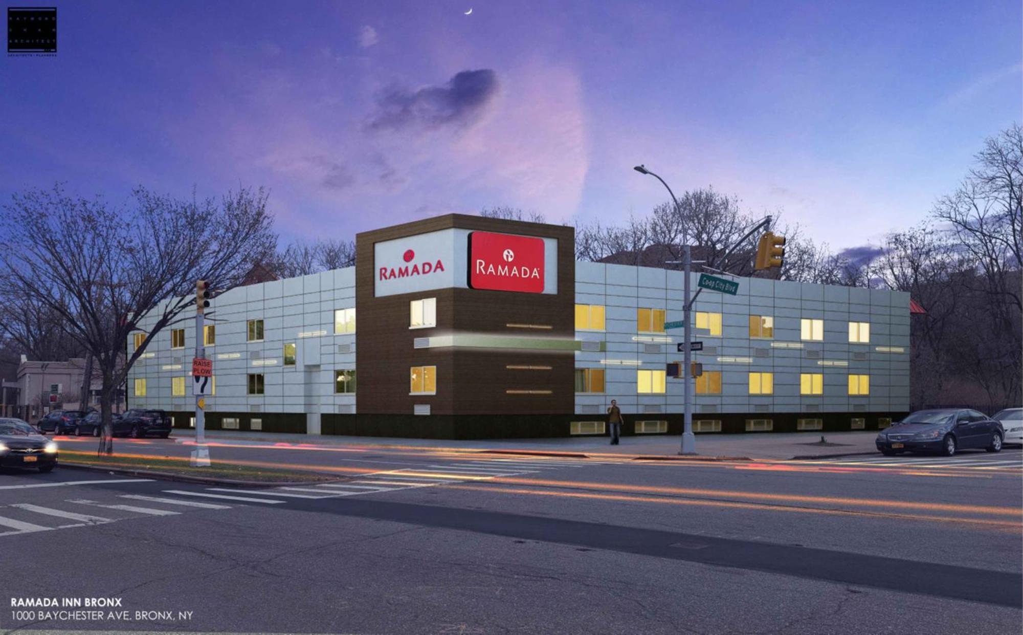 Отель Ramada By Wyndham Bronx Нью-Йорк Экстерьер фото